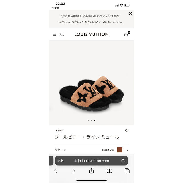早い者勝ち LOUIS VUITTON プールピロー ラインミュール ルイヴィトン