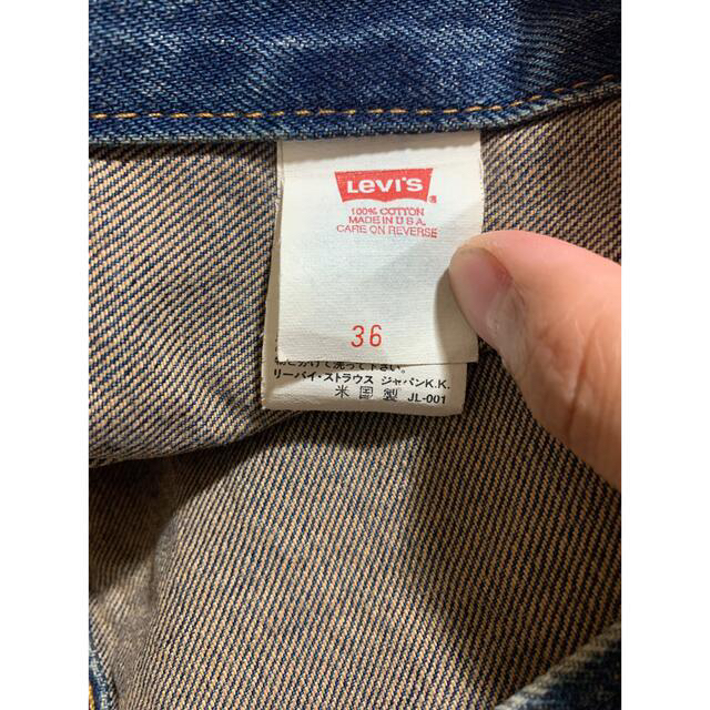 Levi's(リーバイス)の【レッド様専用】Levi’s / リーバイス デニム 70505 USA メンズのジャケット/アウター(Gジャン/デニムジャケット)の商品写真