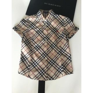 バーバリー(BURBERRY)のBURBERRY LONDON⭐チェックシャツ  ブラウス カットソー(シャツ/ブラウス(半袖/袖なし))