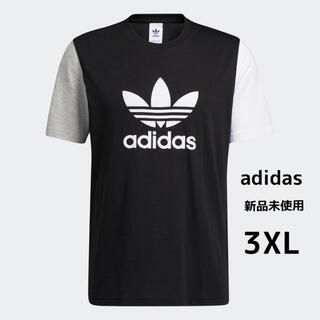 アディダス(adidas)の新品　アディダス　オリジナルス　ブロック トレフォイル Tシャツ　3XL(Tシャツ/カットソー(半袖/袖なし))