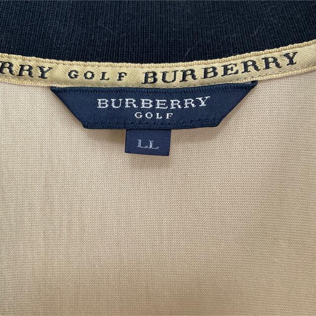 BURBERRY(バーバリー)の超希少♪バーバリー ゴルフ 長袖ポロシャツ ストライプ☆大きいサイズ メンズのトップス(ポロシャツ)の商品写真