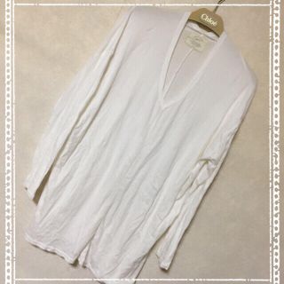 アングリッド(Ungrid)の【売り切り】ungrid*Vネック透け感トップス★未使用(Tシャツ(長袖/七分))