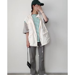 ダブルクローゼット(w closet)の新品 ハイネックミリタリーベスト(ベスト/ジレ)