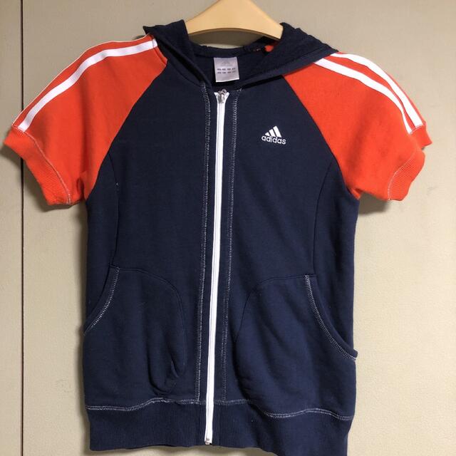 adidas(アディダス)の女の子　150 アディダス　半袖　アウター キッズ/ベビー/マタニティのキッズ服女の子用(90cm~)(ジャケット/上着)の商品写真