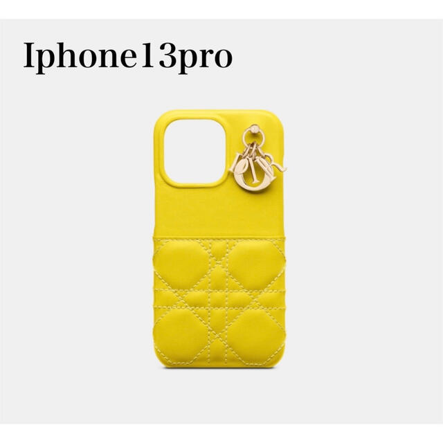 iphonecaseiPhone13 pro ケース  DIOR イエロー