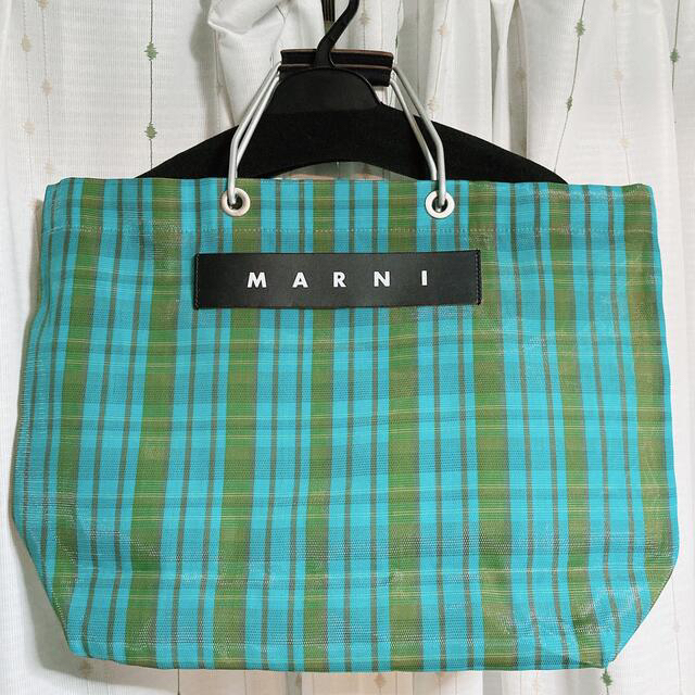 新しい季節 Marni ストライプバッグ マルニフラワーカフェ - かご
