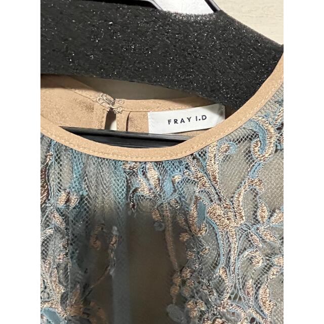 在庫限り fray.iD 刺繍レースドレス トップススカートセット 在庫限り fray.iD 刺繍レースドレス トップススカートセット