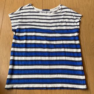 プチバトー(PETIT BATEAU)のプチバトー　ボーダー　カットソー(カットソー(半袖/袖なし))