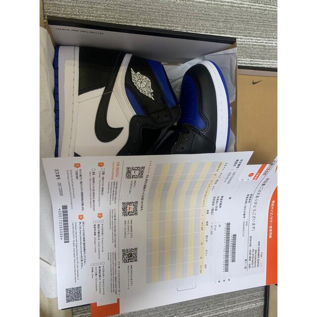 AIR JORDAN1 ROYAL TOE AJ1 ゲームロイヤル 29センチメンズ