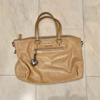 ミュウミュウ 革 バッグの通販 1,000点以上 | miumiuのレディースを ...