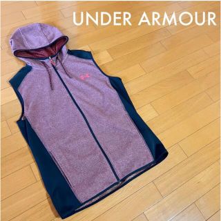 アンダーアーマー(UNDER ARMOUR)の【極美品】UNDER ARMOUR アンダーアーマー ノースリーブパーカー(ウエア)