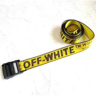 オフホワイト(OFF-WHITE)のOFF-WHITE ベルト インダストリアル メンズ イエロー(ベルト)