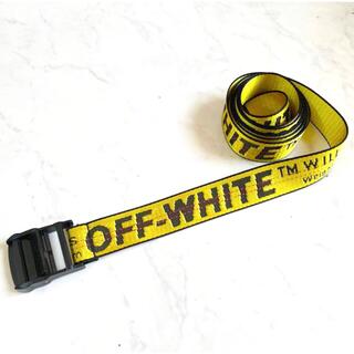 オフホワイト(OFF-WHITE)のOFF-WHITE ベルト インダストリアル メンズ イエロー(ベルト)