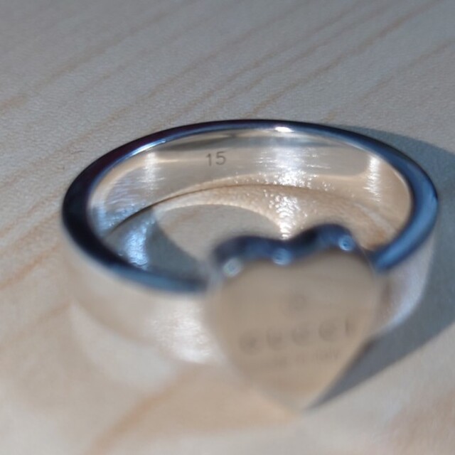 Gucci(グッチ)のGUCCI ハートリング 指輪 レディースのアクセサリー(リング(指輪))の商品写真