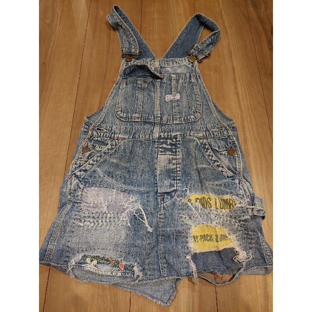 DENIM DUNGAREE(デニムダンガリー)の【130】デニム＆ダンガリー ジャンパースカート  ワンピース キッズ/ベビー/マタニティのキッズ服女の子用(90cm~)(ワンピース)の商品写真