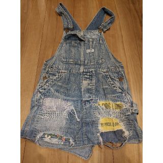 デニムダンガリー(DENIM DUNGAREE)の【130】デニム＆ダンガリー ジャンパースカート  ワンピース(ワンピース)