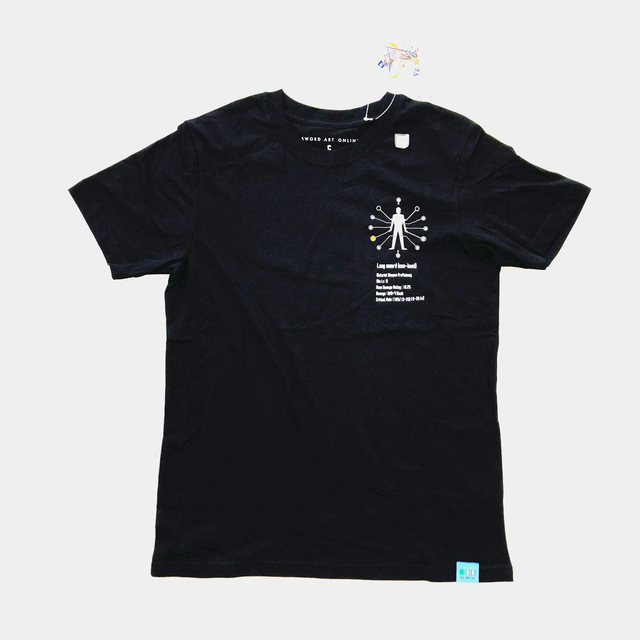 GU(ジーユー)の【新品未使用】GU/ジーユー　Tシャツ　Sサイズ　ソードアートオンライン -03 メンズのトップス(Tシャツ/カットソー(半袖/袖なし))の商品写真
