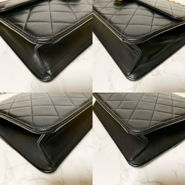 CHANEL(シャネル)の⭐️美品⭐️ シャネル ラムスキン マトラッセ ブラック シングルチェーン レディースのバッグ(ショルダーバッグ)の商品写真