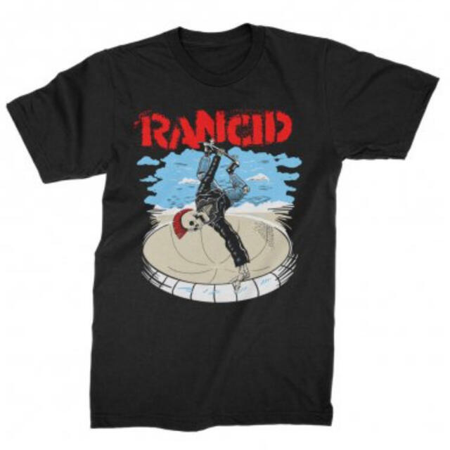 RANCID Skate Skele Tim Tシャツ（Ｌ）