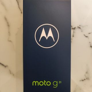モトローラ　motog31 ミネラルグレイ　未開封(スマートフォン本体)