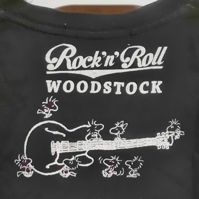 SNOOPY - スヌーピーPEANUTSウッドストックKIDSロックンロール半袖T ...