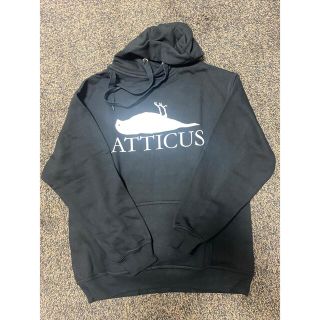 アティキャス(ATTICUS)のAtticus Bland Logo Hoodie Black（M）(パーカー)