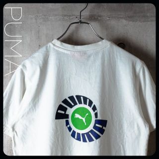 プーマ(PUMA)のPUMA プーマ バックプリント ロゴ ワンポイント 半袖 Tシャツ M(Tシャツ/カットソー(半袖/袖なし))