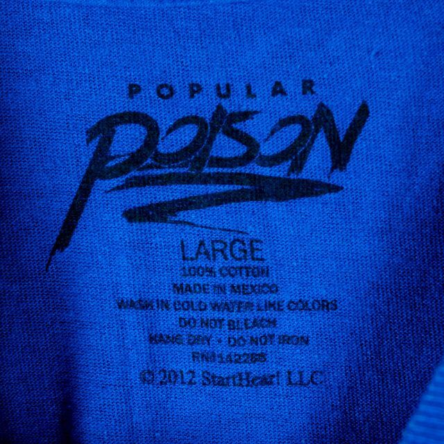 POPULAR POISON バンダナ ギャング マリリンモンロー Tシャツ Lトップス