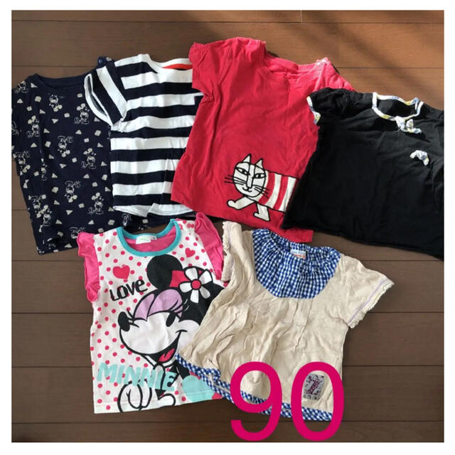 UNIQLO(ユニクロ)の夏物　女の子まとめ売り キッズ/ベビー/マタニティのキッズ服女の子用(90cm~)(Tシャツ/カットソー)の商品写真