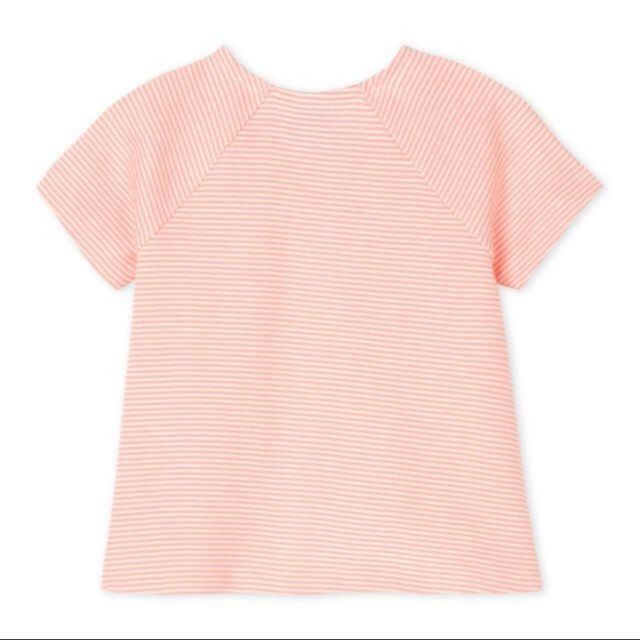 PETIT BATEAU(プチバトー)の新品未使用　プチバトー　24m ミラレ半袖カットソー　ピンク キッズ/ベビー/マタニティのベビー服(~85cm)(Ｔシャツ)の商品写真