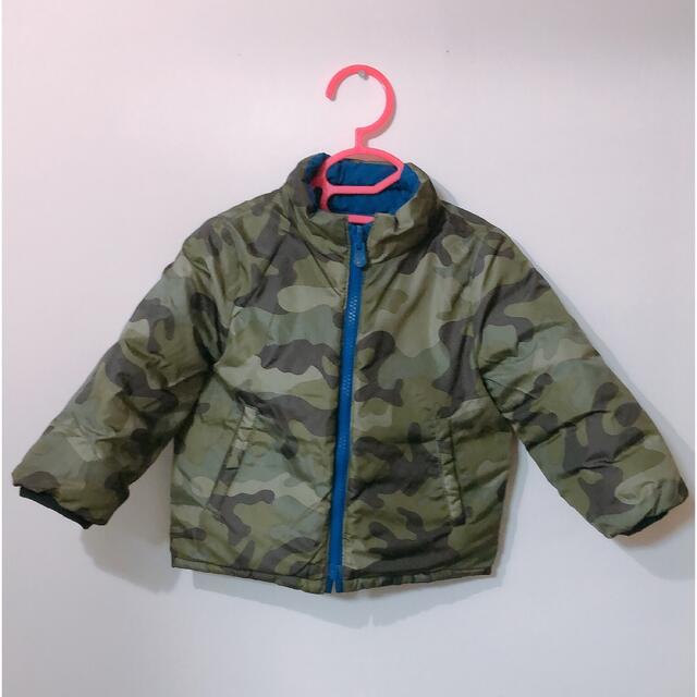 babyGAP(ベビーギャップ)の[90cm]GAPbaby/リバーシブルダウンジャケット キッズ/ベビー/マタニティのキッズ服男の子用(90cm~)(ジャケット/上着)の商品写真