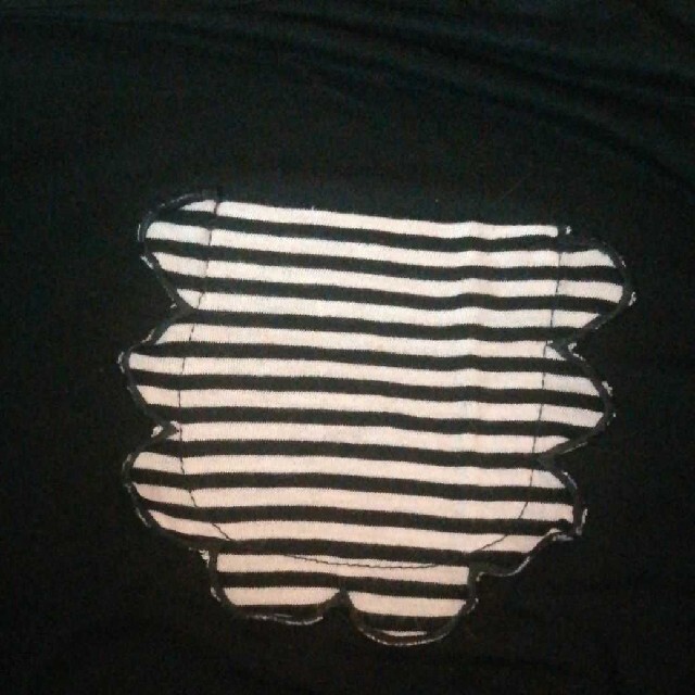 Dot&Stripes CHILDWOMAN(ドットアンドストライプスチャイルドウーマン)のDot and Stripes ボーダーポケット Tシャツ ブラック レディースのトップス(Tシャツ(半袖/袖なし))の商品写真