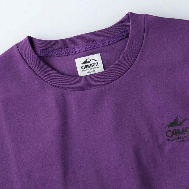 CAMP7 エンボスロゴTシャツ Mサイズ　正規品　新品タグ付　ビックシルエット レディースのトップス(Tシャツ(半袖/袖なし))の商品写真
