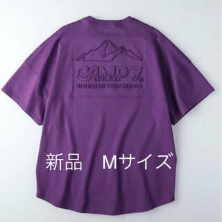 CAMP7 エンボスロゴTシャツ Mサイズ　正規品　新品タグ付　ビックシルエット(Tシャツ(半袖/袖なし))