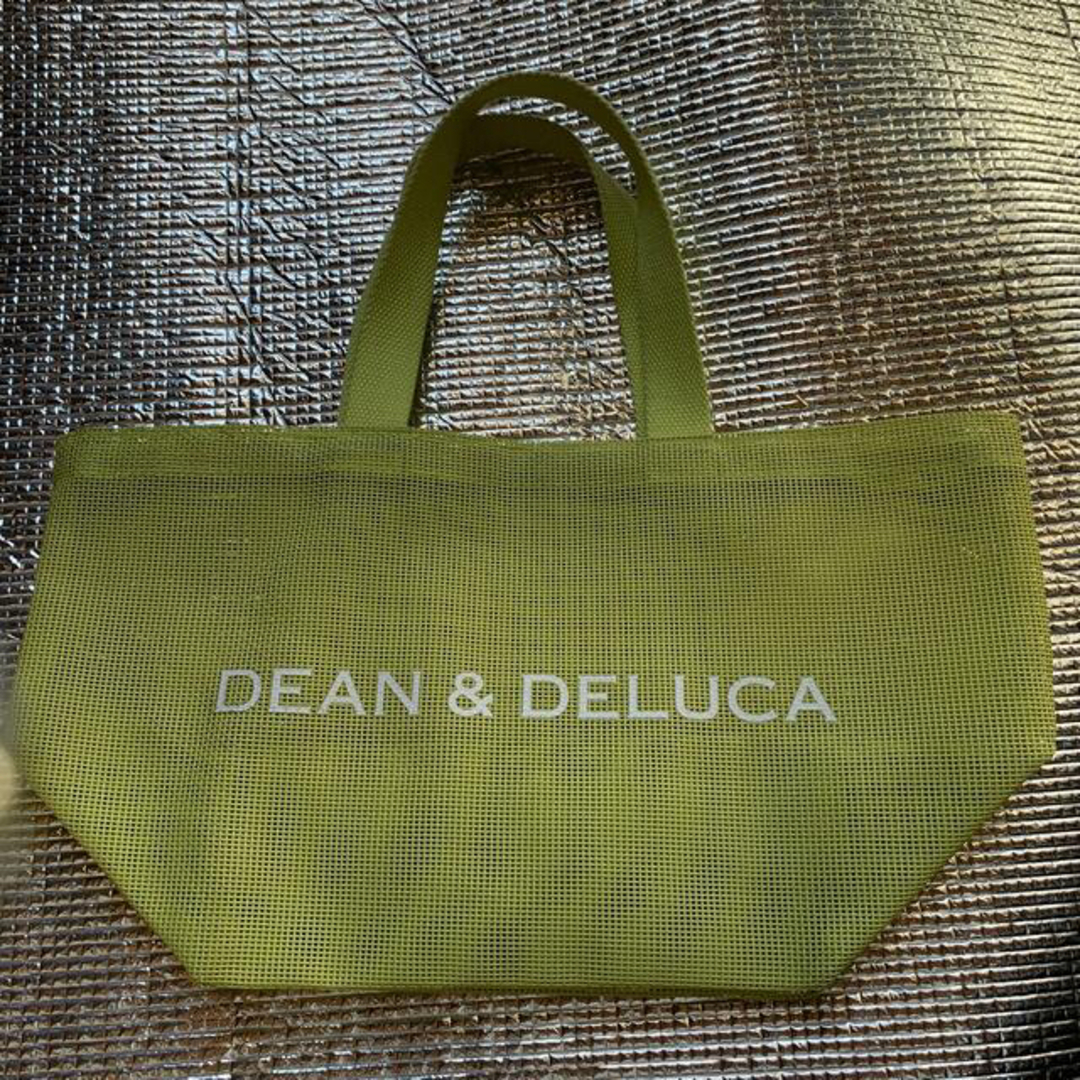 DEAN & DELUCA(ディーンアンドデルーカ)のメッシュ　トートバッグ　ライムグリーン レディースのバッグ(トートバッグ)の商品写真