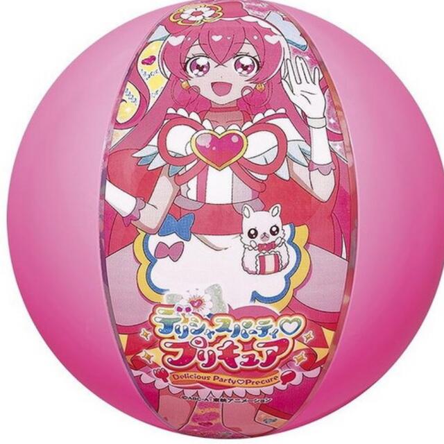 BANDAI(バンダイ)のデリシャスパーティープリキュア　ビーチ　ボール エンタメ/ホビーのおもちゃ/ぬいぐるみ(キャラクターグッズ)の商品写真