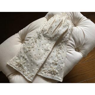 ビーズ刺繍のアンティークグローブ(手袋)