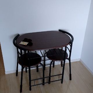 ダニングテーブル　テーブル　おしゃれ　組み立て式(ダイニングテーブル)