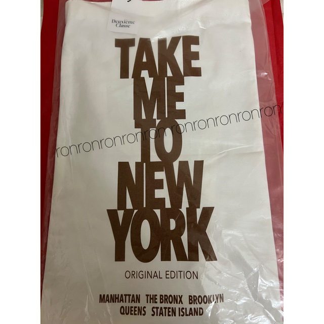 DEUXIEME CLASSE(ドゥーズィエムクラス)のDeuxieme Classe  TAKE ME TO NY BAG  【新品】 レディースのバッグ(エコバッグ)の商品写真