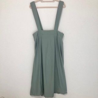 【美品】サスペンダー付きスカート(ロングスカート)