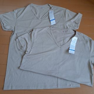 グンゼ(GUNZE)の【新品】グンゼVネック二枚セットL(Tシャツ/カットソー(半袖/袖なし))