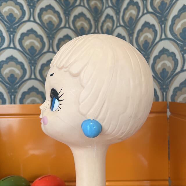 ①ツイッギー TWIGGY 70年代 フランス オリジナル ヘッドマネキン