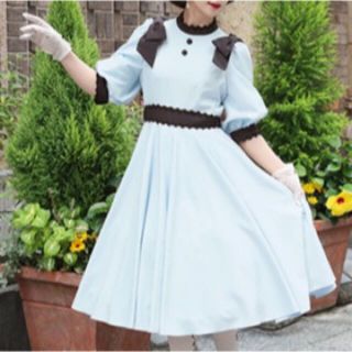 イノセントワールド(Innocent World)の【最終値下げ】Classy Ribbonワンピース(Mサイズ)【新品】(ロングワンピース/マキシワンピース)