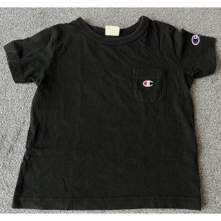 チャンピオン(Champion)のチャンピオン キッズ 130半袖 Tシャツ 黒(Tシャツ/カットソー)