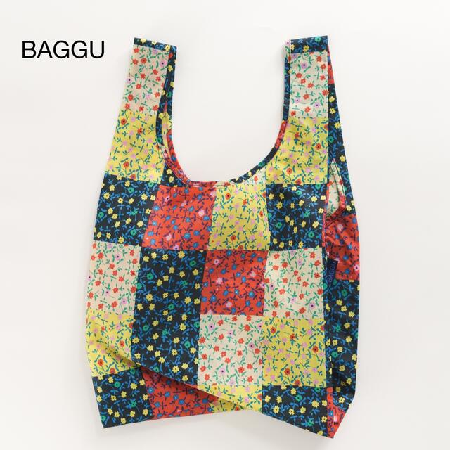 BAGGU(バグゥ)の未使用◆BAGGU◆パッチワーク柄エコバック◆スタンダード レディースのバッグ(エコバッグ)の商品写真