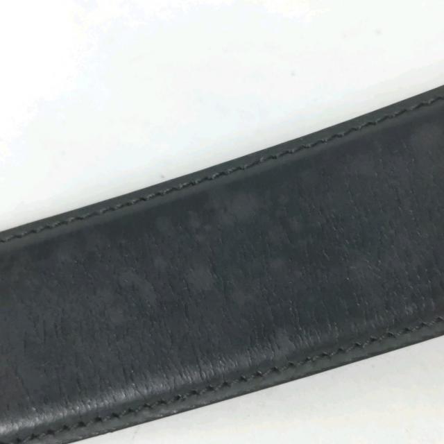 グッチ ベルト 75・30 - 黒×シルバー 7