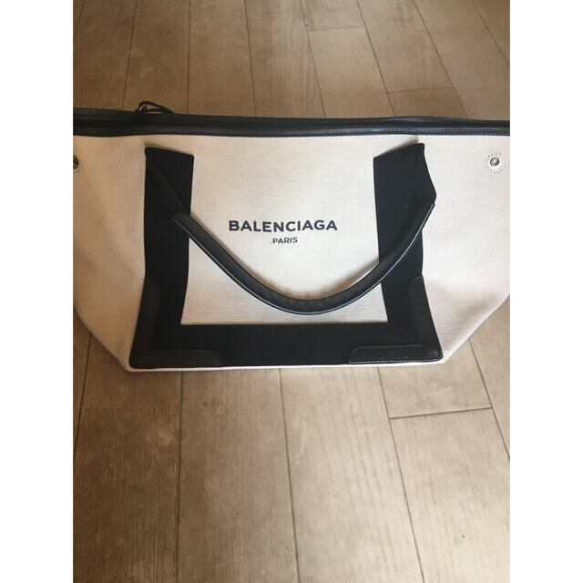 Balenciagaキャンバストートバック★ Navy Cabas S