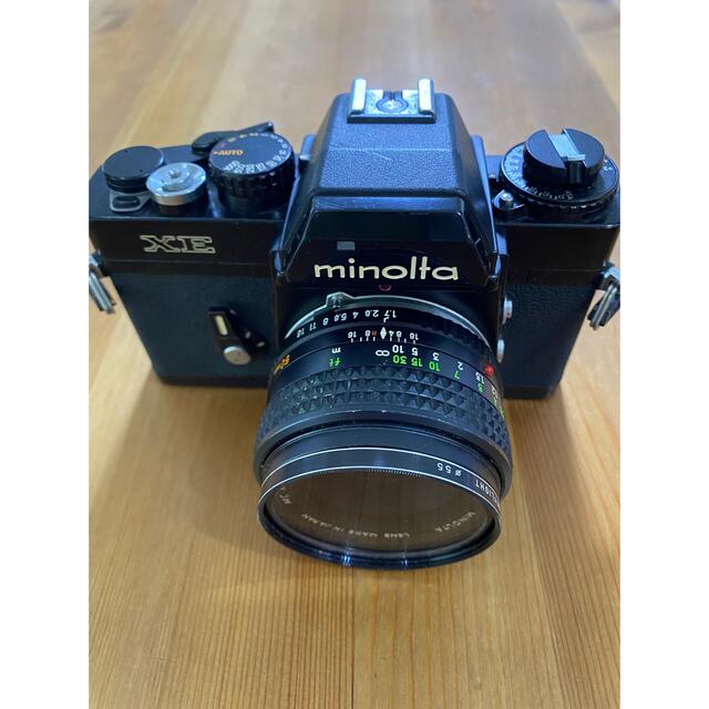 KONICA MINOLTA(コニカミノルタ)の【中古】MINOLTA XE/フィルムカメラ レンズセット/ジャンク スマホ/家電/カメラのカメラ(フィルムカメラ)の商品写真