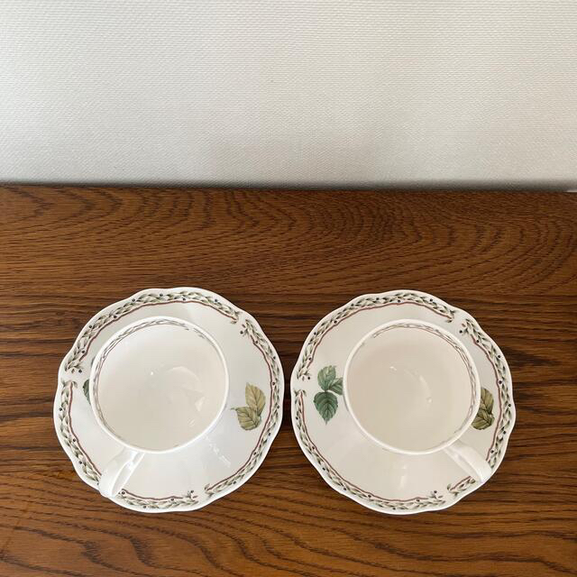 Noritake(ノリタケ)の廃盤品　ノリタケ　 ロイヤルオーチャード　カップ＆ソーサー　2客 インテリア/住まい/日用品のキッチン/食器(グラス/カップ)の商品写真