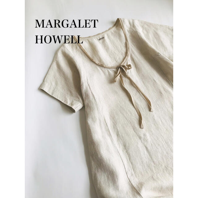 MARGARET HOWELL(マーガレットハウエル)のマーガレットハウエル　ワンピース　リネン レディースのワンピース(ロングワンピース/マキシワンピース)の商品写真